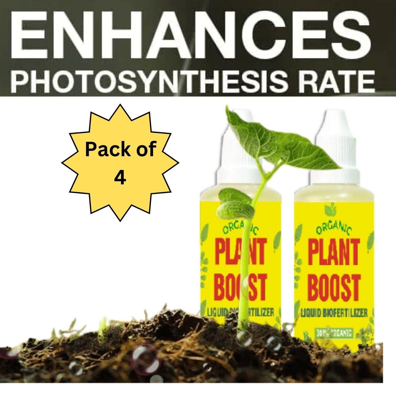 Plant Boost Liquid Biofertilizer for All Crops,Organic (Buy 1 Get 3 Free)
