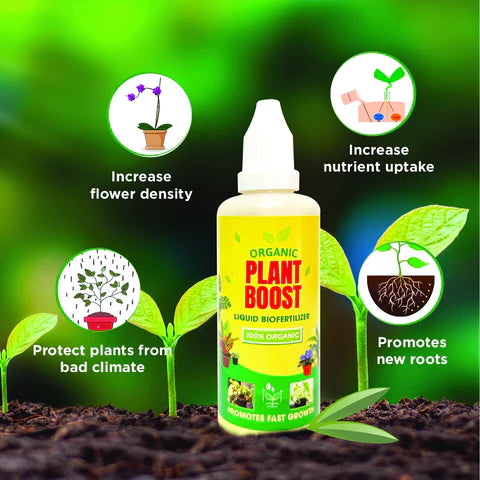 Plant Boost Liquid Biofertilizer for All Crops,Organic (Buy 1 Get 3 Free)